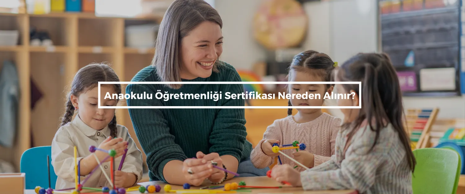 Anaokulu Öğretmenliği Sertifikası Nereden Alınır?