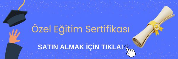 ozel egitim sertifikasi