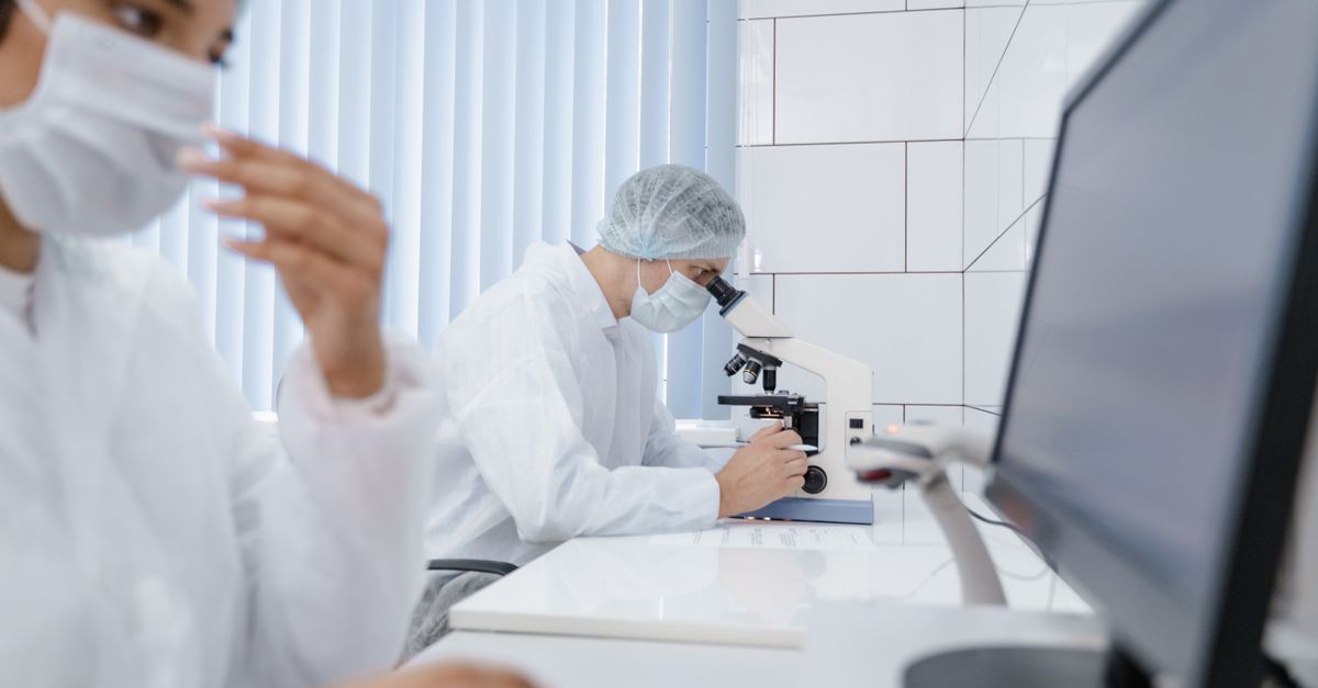 ISO 17025 Eğitimi Kimler İçin Uygundur? Laboratuvar Çalışanları İçin Rehber 5 Kişisel koruyucu ekipman giyen araştırmacılar, laboratuvarlarında gelişmiş ekipman kullanarak titizlikle çalışıyor.